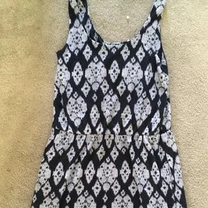 Sonoma Navy elastic waist dress with pockets